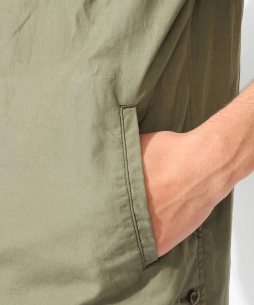 MONKEY TIME（モンキータイム）の「＜monkey time＞ リヨセル/コットン ノーカラーシャツ◆（シャツ/ブラウス・メンズ・ブラック/オリーブ・X-LARGE/MEDIUM/SMALL/LARGE）」の16枚目の写真