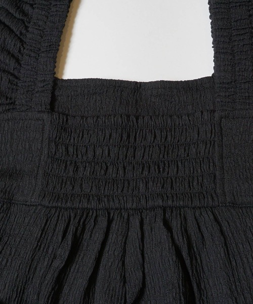 coca（coca）（コカ）の「シボシャーリングフリルオールインワン（つなぎ/オールインワン・レディース・ブラック/ドット/ライトベージュ/A・M/L）」の16枚目の写真