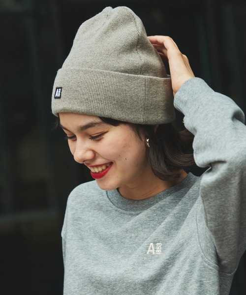 AIGLE(エーグル)の「ビーニー / ニットキャップ(ニットキャップ/ビーニー・レディース・レッド/モスグリーン/ブラック/ダークネイビー/ヘザーグレー/ライトブラウン・FREE)」の3枚目の写真
