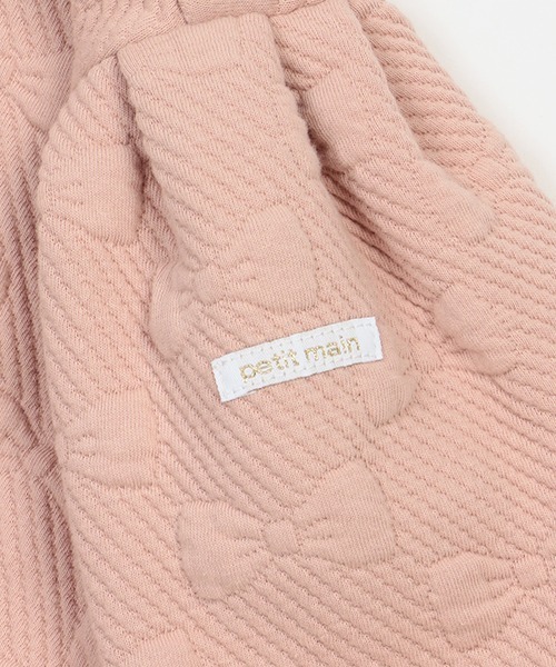 petit main（プティマイン）の「【リンク】リボンキルトZIP羽織り（Tシャツ/カットソー・キッズ・トップグレー/ライトピンク/アイボリー/ブラック・80ｃｍ/90cm/100cm/110cm/120cm/130cm）」の17枚目の写真