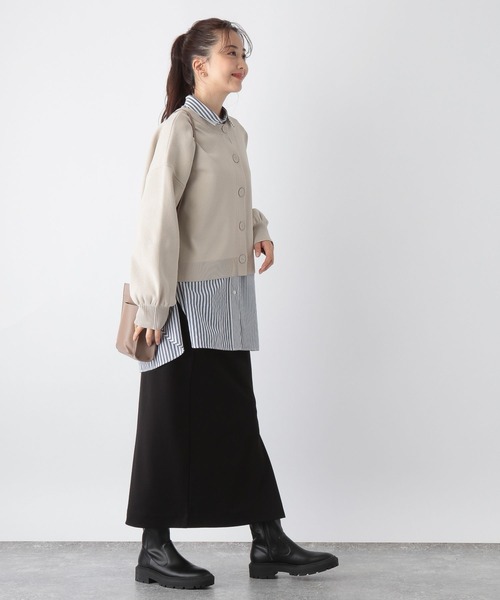 GLOBAL WORK(グローバルワーク)の「リッチライトニット2WAYカーディガン/962925(カーディガン/ボレロ・レディース・イエロー系その他/グレイッシュベージュ/その他/ブラック・FREE/SHORT)」の13枚目の写真