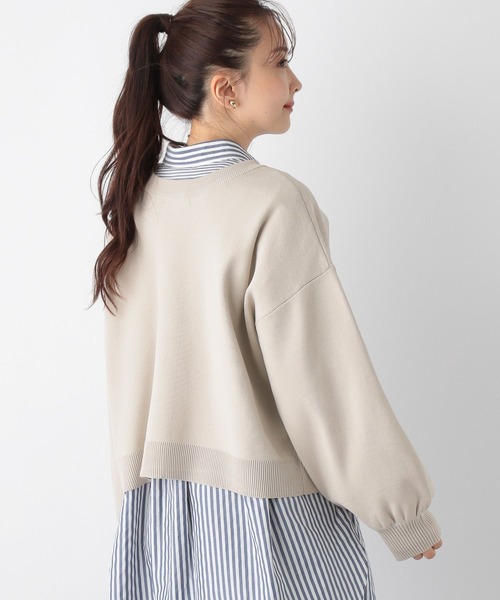 GLOBAL WORK(グローバルワーク)の「リッチライトニット2WAYカーディガン/962925(カーディガン/ボレロ・レディース・イエロー系その他/グレイッシュベージュ/その他/ブラック・FREE/SHORT)」の19枚目の写真