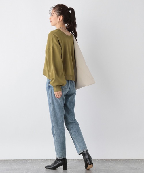 GLOBAL WORK(グローバルワーク)の「リッチライトニット2WAYカーディガン/962925(カーディガン/ボレロ・レディース・イエロー系その他/グレイッシュベージュ/その他/ブラック・FREE/SHORT)」の22枚目の写真