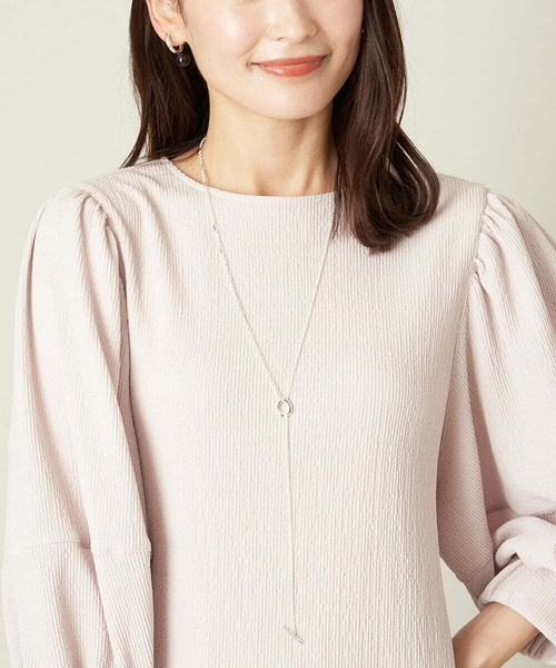 a.v.v(アーヴェヴェ)の「スライドロングネックレス(ネックレス・レディース・ゴールド/シルバー・38)」の2枚目の写真