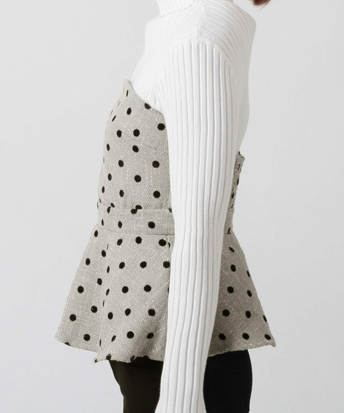 Julia Boutique（ジュリアブティック）の「ツイードビスチェ/23503（ベスト・レディース・ブラック/ドット・ONE）」の15枚目の写真