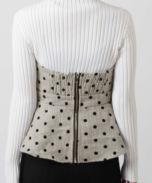 Julia Boutique（ジュリアブティック）の「ツイードビスチェ/23503（ベスト・レディース・ブラック/ドット・ONE）」の16枚目の写真