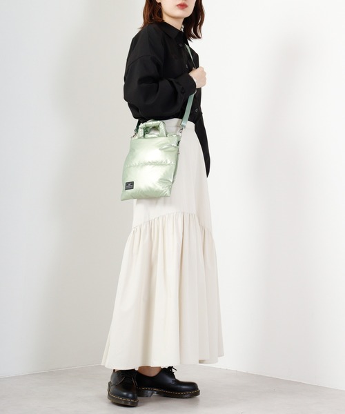 ROOTOTE（ルートート）の「ROOTOTE　フェザールー中綿サコッシュ（ショルダーバッグ・メンズ・ブルー系その他/グリーン系その他/ブラック×ブルー/イエロー/ピンク/カーキ/シルバー系その他/ブラック・FREE）」の16枚目の写真