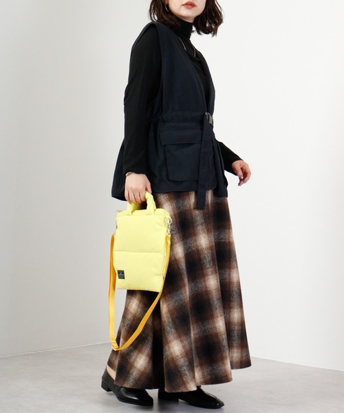 ROOTOTE（ルートート）の「ROOTOTE　フェザールー中綿サコッシュ（ショルダーバッグ・メンズ・ブルー系その他/グリーン系その他/ブラック×ブルー/イエロー/ピンク/カーキ/シルバー系その他/ブラック・FREE）」の22枚目の写真