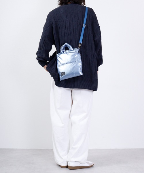 ROOTOTE（ルートート）の「ROOTOTE　フェザールー中綿サコッシュ（ショルダーバッグ・メンズ・ブルー系その他/グリーン系その他/ブラック×ブルー/イエロー/ピンク/カーキ/シルバー系その他/ブラック・FREE）」の18枚目の写真