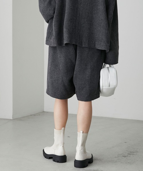 forksy.（フォルクシー）の「【forksy.】タンクソールソックスブーツ（ブーツ・レディース・アイボリー/カーキ/ブラック・M/L/S）」の10枚目の写真