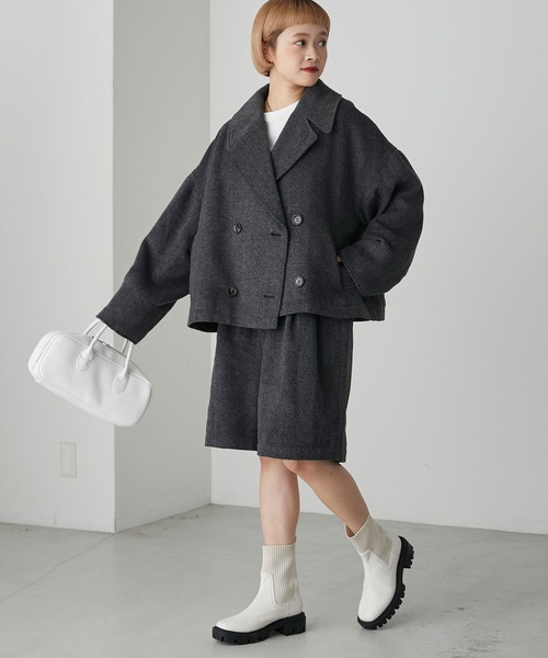 forksy.（フォルクシー）の「【forksy.】タンクソールソックスブーツ（ブーツ・レディース・アイボリー/カーキ/ブラック・M/L/S）」の11枚目の写真