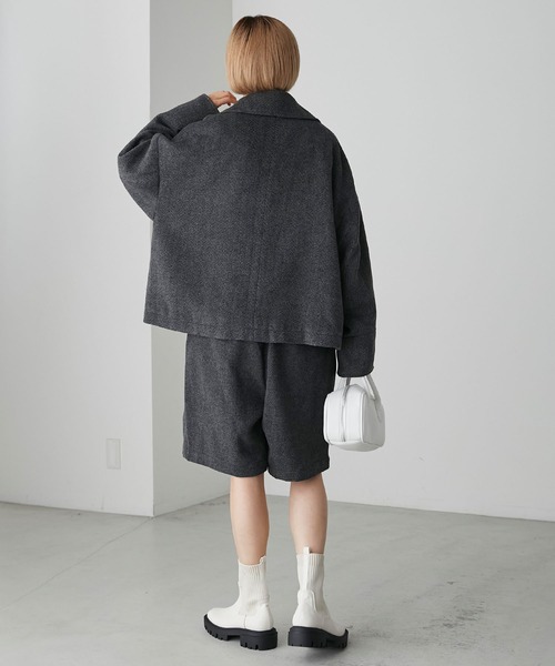 forksy.（フォルクシー）の「【forksy.】タンクソールソックスブーツ（ブーツ・レディース・アイボリー/カーキ/ブラック・M/L/S）」の13枚目の写真