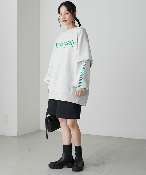 forksy.（フォルクシー）の「【forksy.】タンクソールソックスブーツ（ブーツ・レディース・アイボリー/カーキ/ブラック・M/L/S）」の19枚目の写真