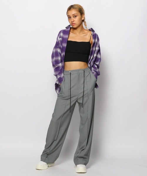 FOREVER 21（フォーエバー トゥエンティーワン）の「【2023AW】アソートチェックオーバーシャツ（シャツ/ブラウス・レディース・ネイビー/レッド/パープル/ブラック・FREE）」の11枚目の写真