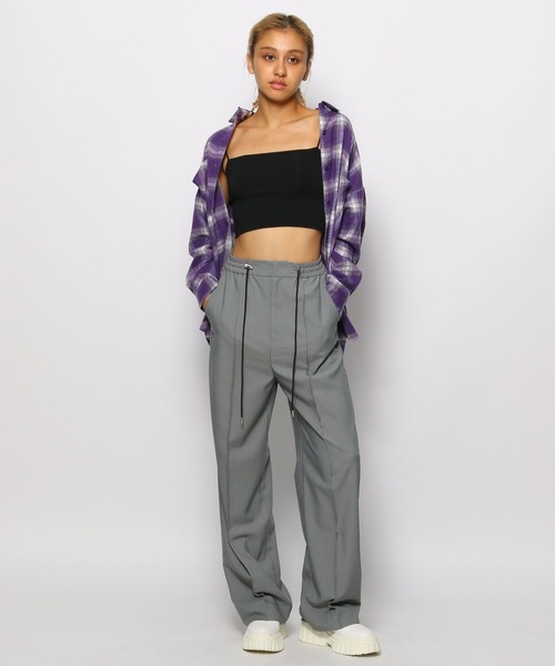 FOREVER 21（フォーエバー トゥエンティーワン）の「【2023AW】アソートチェックオーバーシャツ（シャツ/ブラウス・レディース・ネイビー/レッド/パープル/ブラック・FREE）」の12枚目の写真