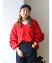 Ungrid | カシミヤ混スムースＶネックニット(ニット/セーター)