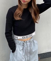 INGNI | 裾ロゴショート丈ニット(ニット/セーター)