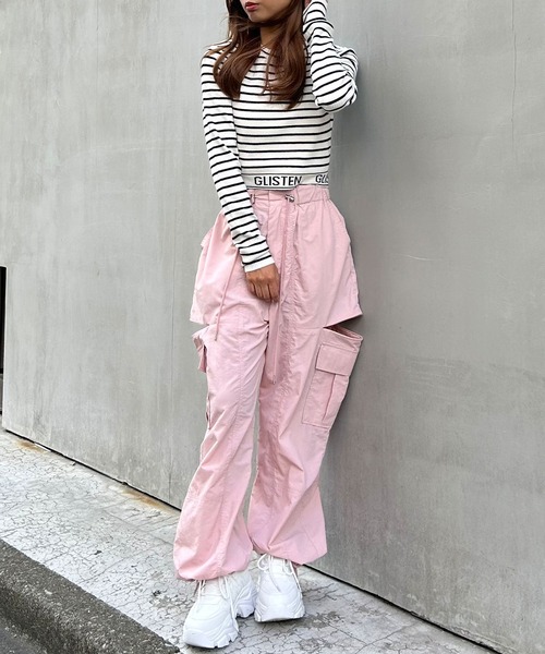 INGNI（イング）の「裾ロゴショート丈ニット（ニット/セーター・レディース・オフホワイト/チャコールグレー/その他/ブラック・M）」の15枚目の写真