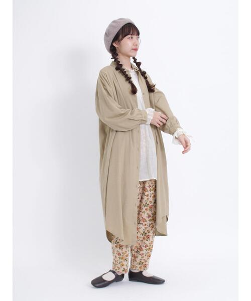 Samansa Mos2（サマンサ モスモス）の「シアーチュニックブラウス（チュニック・レディース・キナリ/ブラウン/ブラック・F）」の15枚目の写真