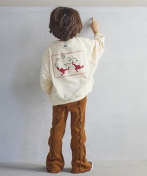 HOGAN RANCH WEAR | ポケットひょっこりトレーナー/前後プリント（80～130cm）(スウェット)