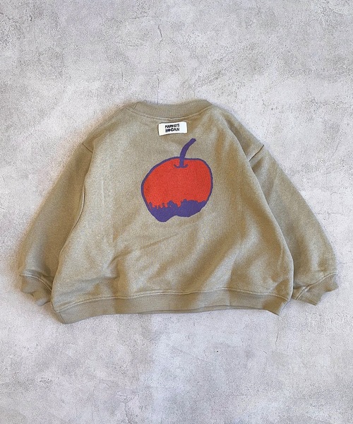 HOGAN RANCH WEAR（ホーガンランチウエア）の「ポケットひょっこりトレーナー/前後プリント（80～130cm）（スウェット・キッズ・ベージュ/ブラック/グレー/オフホワイト・80/90/95/100/110/120/130）」の20枚目の写真