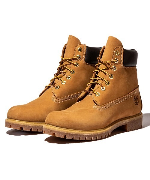 Timberland(ティンバーランド)の「Timberland 6inch Premium Waterproof Boot(ティンバーランド 6インチ プレミアム ウォータープルーフ ブーツ)(ブーツ・メンズ・ブラック/レッド/イエロー/ダークグレー・26cm/27cm/26.5cm/27.5cm/28cm/26.0cm/27.0cm/28.0cm/28.5cm/25.0cm/25.5cm/29cm/25cm)」の1枚目の写真