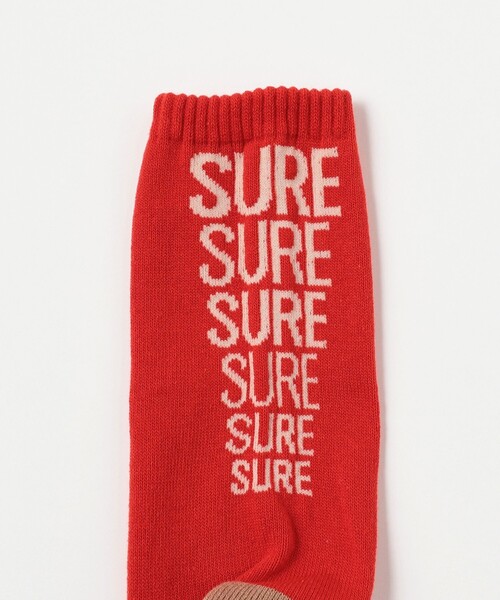 BEAMS BOY（ビームスボーイ）の「ROSTER SOX × BEAMS BOY / 別注 SURE YEAH ソックス（ソックス/靴下・レディース・レッド/イエロー/オレンジ/ブルー・ONE SIZE）」の5枚目の写真