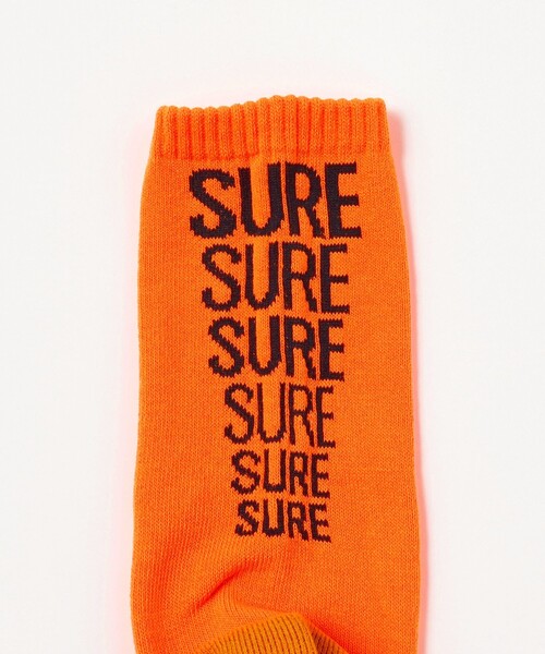 BEAMS BOY（ビームスボーイ）の「ROSTER SOX × BEAMS BOY / 別注 SURE YEAH ソックス（ソックス/靴下・レディース・レッド/イエロー/オレンジ/ブルー・ONE SIZE）」の7枚目の写真
