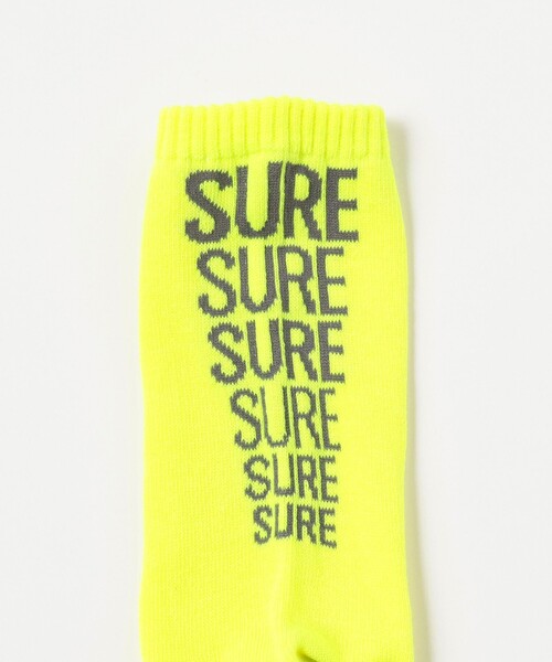 BEAMS BOY（ビームスボーイ）の「ROSTER SOX × BEAMS BOY / 別注 SURE YEAH ソックス（ソックス/靴下・レディース・レッド/イエロー/オレンジ/ブルー・ONE SIZE）」の8枚目の写真