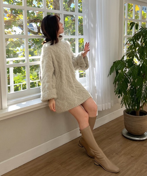 deres オンリーワンニットセーター deresデレスonlyoneオンリーワンニットセーター グレー - メルカリ