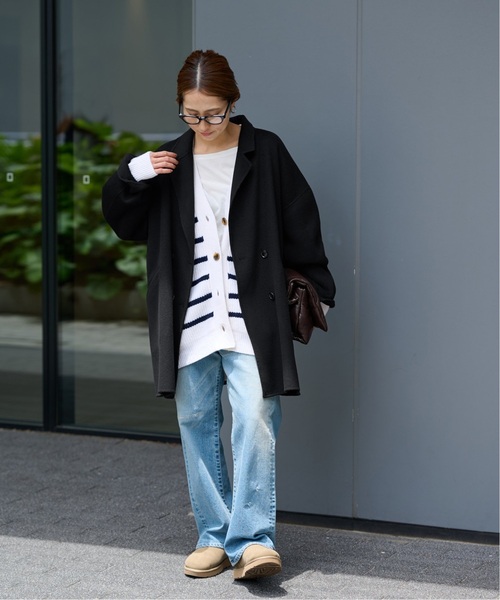 FRAMeWORK(フレームワーク)の「≪追加≫ハミルトンリバーテーラードコート2(その他アウター・レディース・ブラック/キャメル・38/36)」の3枚目の写真