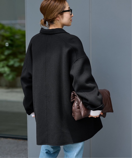 FRAMeWORK(フレームワーク)の「≪追加≫ハミルトンリバーテーラードコート2(その他アウター・レディース・ブラック/キャメル・38/36)」の7枚目の写真