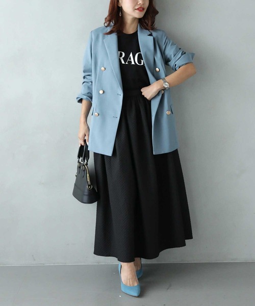 cawaii(カワイイ)の「ポコポコキルティングロングスカート(スカート・レディース・グリーン/ブラック/グレー系その他・FREE)」の5枚目の写真