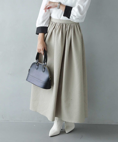 cawaii(カワイイ)の「ポコポコキルティングロングスカート(スカート・レディース・グリーン/ブラック/グレー系その他・FREE)」の19枚目の写真