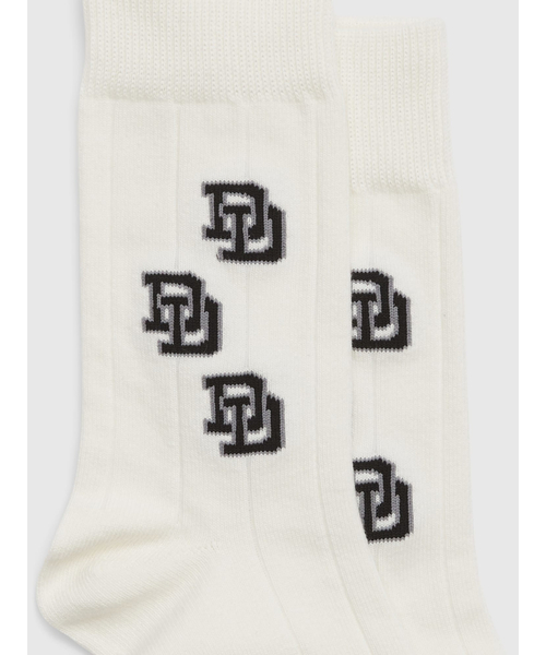 GAP(ギャップ)の「DAP GAPロゴ クルーソックス(ユニセックス)(ソックス/靴下・メンズ・ホワイト・M/L/S/M)」の3枚目の写真