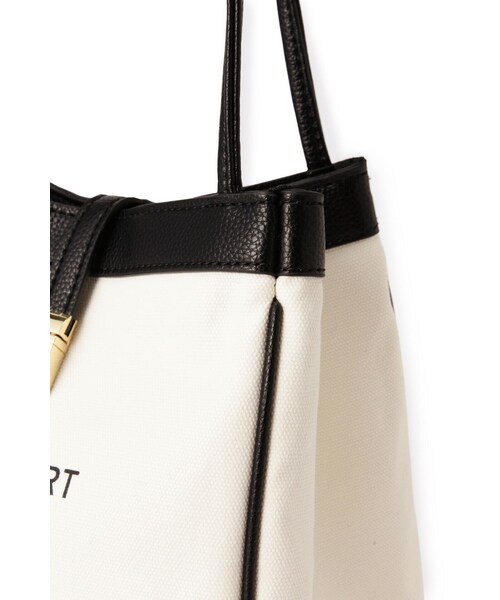 JILL STUART(ジルスチュアート)の「◆フォールドロゴトート(小)(トートバッグ・レディース・ホワイト/ブラック・フリ-)」の11枚目の写真