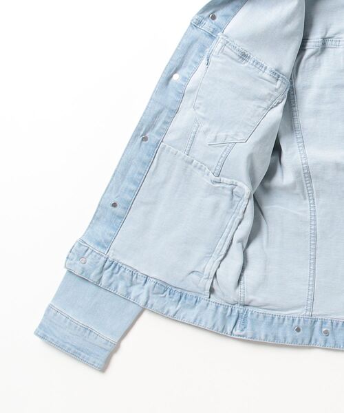 WHEIR(ウェア)の「SHORE デニムGジャン(デニムジャケット・メンズ・ライトインディゴブルー・MEDIUM/X-LARGE)」の2枚目の写真