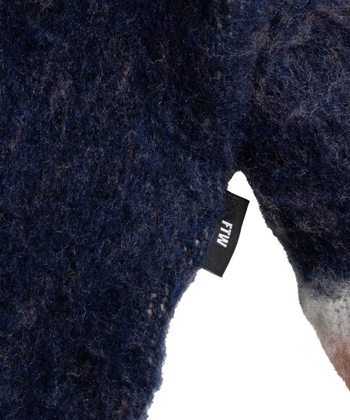 FTW（エフティダブリュー）の「ARCYLE V NECK KNIT（ニット/セーター・メンズ・ブラウン/ダークグリーン/ネイビー・MEDIUM/LARGE）」の7枚目の写真
