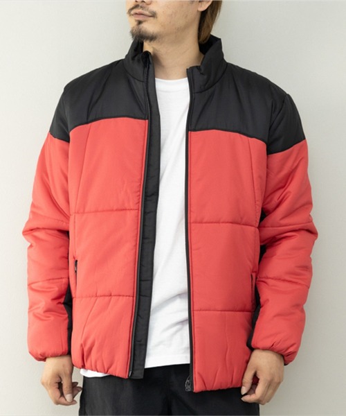 STYLEBLOCK(スタイルブロック)の「デュスポ中綿切替ブルゾン(ダウンジャケット/コート・メンズ・グレイッシュベージュ/チャコール/レッド/イエロー/ホワイト/ブルー・M/L)」の6枚目の写真