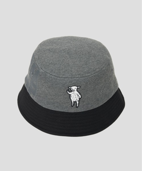 Design Tshirts Store graniph（デザイン　ティーシャツ　ストア　グラニフ）の「FRUIT OF THE LOOM× graniph LAMCHP SWEAT BUCKET HAT（ハット・メンズ・チャコール・FREE）」の9枚目の写真