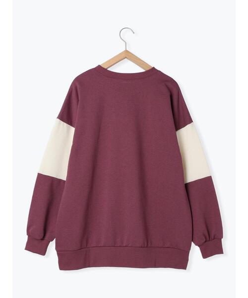 ehka sopo（エヘカソポ）の「ロゴ配色スウェット（Tシャツ/カットソー・レディース・ブルー/グレー/プラム/キナリ・F）」の14枚目の写真