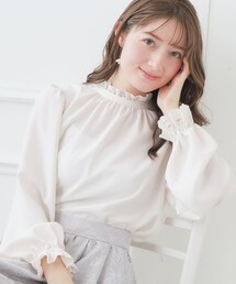 couture brooch | 【2024春新作】【前後2WAY】エンブロレースブラウス(シャツ/ブラウス)