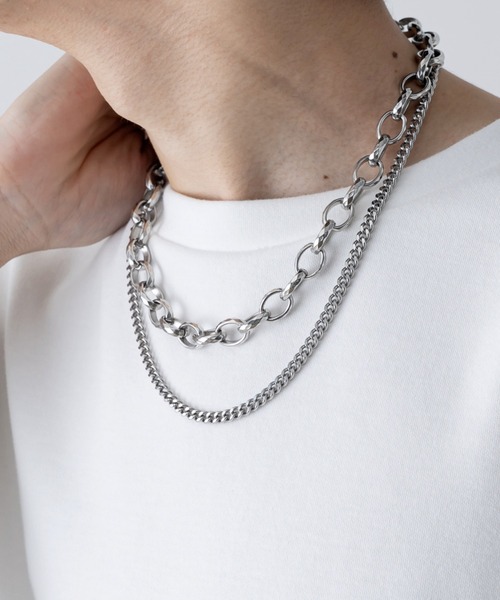 ke様 リクエスト インフィニティ＊ネックレス　サージカルステンレスチェーン PLAN To（プラントゥ）の「Surgical Stainless Chain Necklace