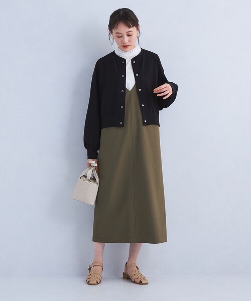 グリーンレーベルリラクシング 洗濯可 オルマイ ウラキモウ ジャンパースカート green label relaxing（グリーンレーベルリラクシング）の「［size