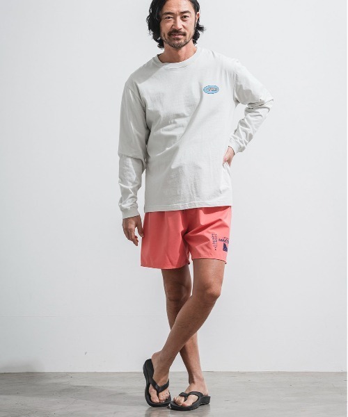 OFFSHORE(オフショア)の「OLD GRAPHIC L/S TEE/オールドサーフグラフィックロングスリーブティ(Tシャツ/カットソー・メンズ・グレー/ブラウン・XL/L/M/S)」の3枚目の写真