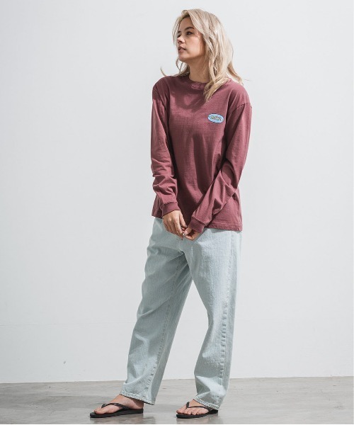 OFFSHORE(オフショア)の「OLD GRAPHIC L/S TEE/オールドサーフグラフィックロングスリーブティ(Tシャツ/カットソー・メンズ・グレー/ブラウン・XL/L/M/S)」の6枚目の写真