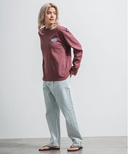 OFFSHORE(オフショア)の「OLD GRAPHIC L/S TEE/オールドサーフグラフィックロングスリーブティ(Tシャツ/カットソー・メンズ・グレー/ブラウン・XL/L/M/S)」の7枚目の写真