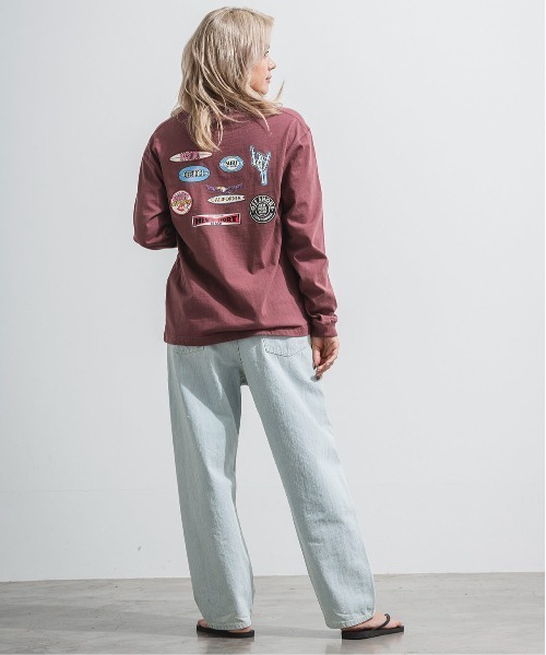OFFSHORE(オフショア)の「OLD GRAPHIC L/S TEE/オールドサーフグラフィックロングスリーブティ(Tシャツ/カットソー・メンズ・グレー/ブラウン・XL/L/M/S)」の8枚目の写真