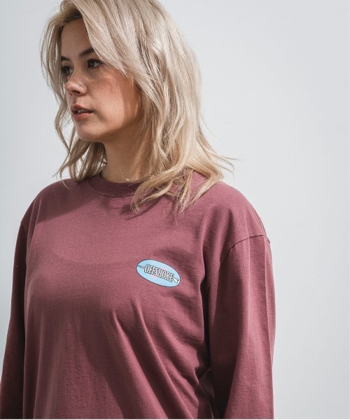 OFFSHORE(オフショア)の「OLD GRAPHIC L/S TEE/オールドサーフグラフィックロングスリーブティ(Tシャツ/カットソー・メンズ・グレー/ブラウン・XL/L/M/S)」の11枚目の写真