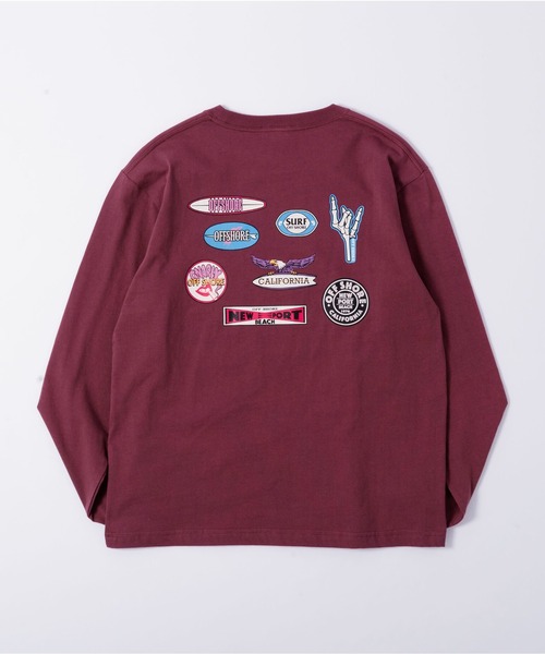 OFFSHORE(オフショア)の「OLD GRAPHIC L/S TEE/オールドサーフグラフィックロングスリーブティ(Tシャツ/カットソー・メンズ・グレー/ブラウン・XL/L/M/S)」の14枚目の写真